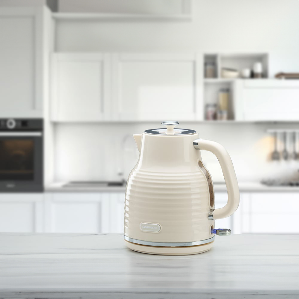Daewoo Sienna Cream 1.7L Jug Kettle Image 2