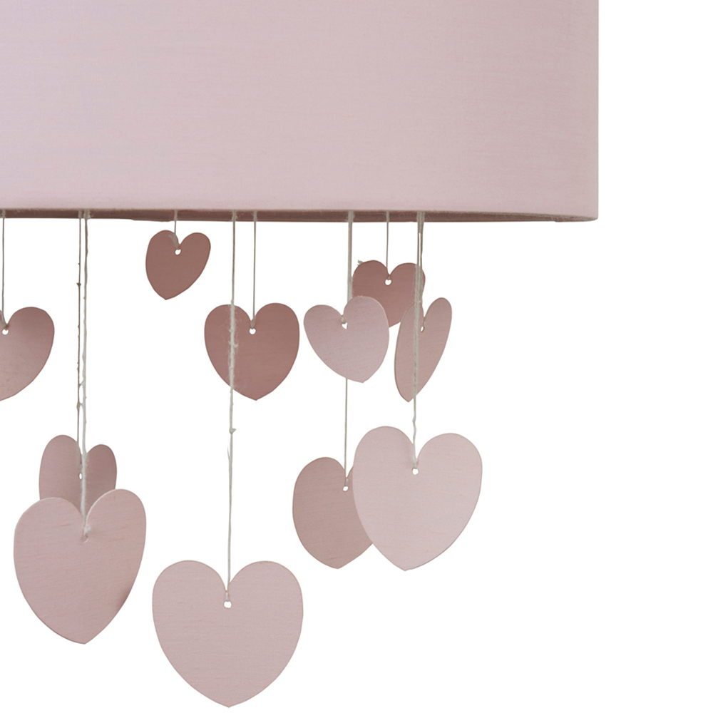 Glow Heart Mobile Easyfit Pink Pendant Shade Image 4