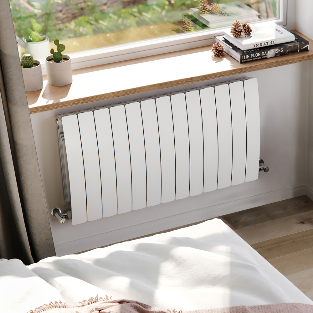 Terberg Radiators Terma Bergamo 4995BTU Matt White 13 Section Radiator 590 x 1040mm ...