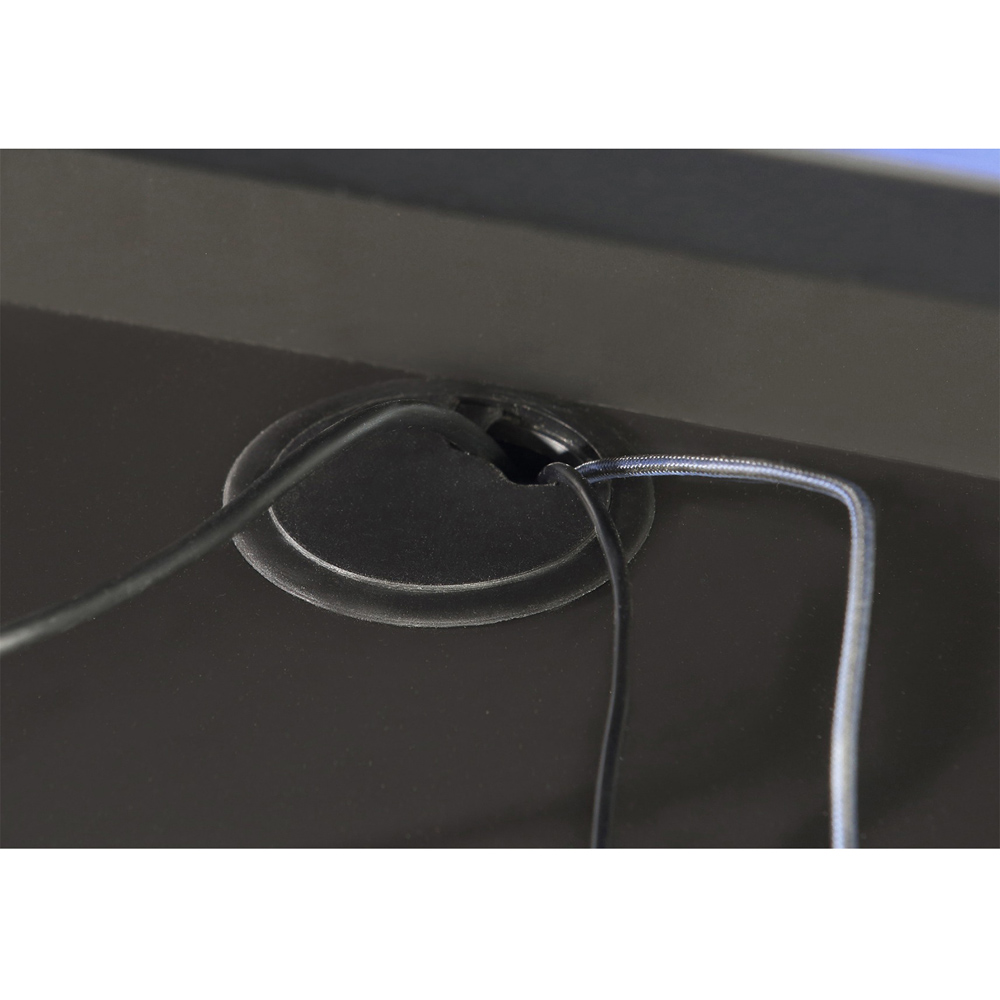 Flair Power Z Colour Changing LED Gaming Desk Black Image 6