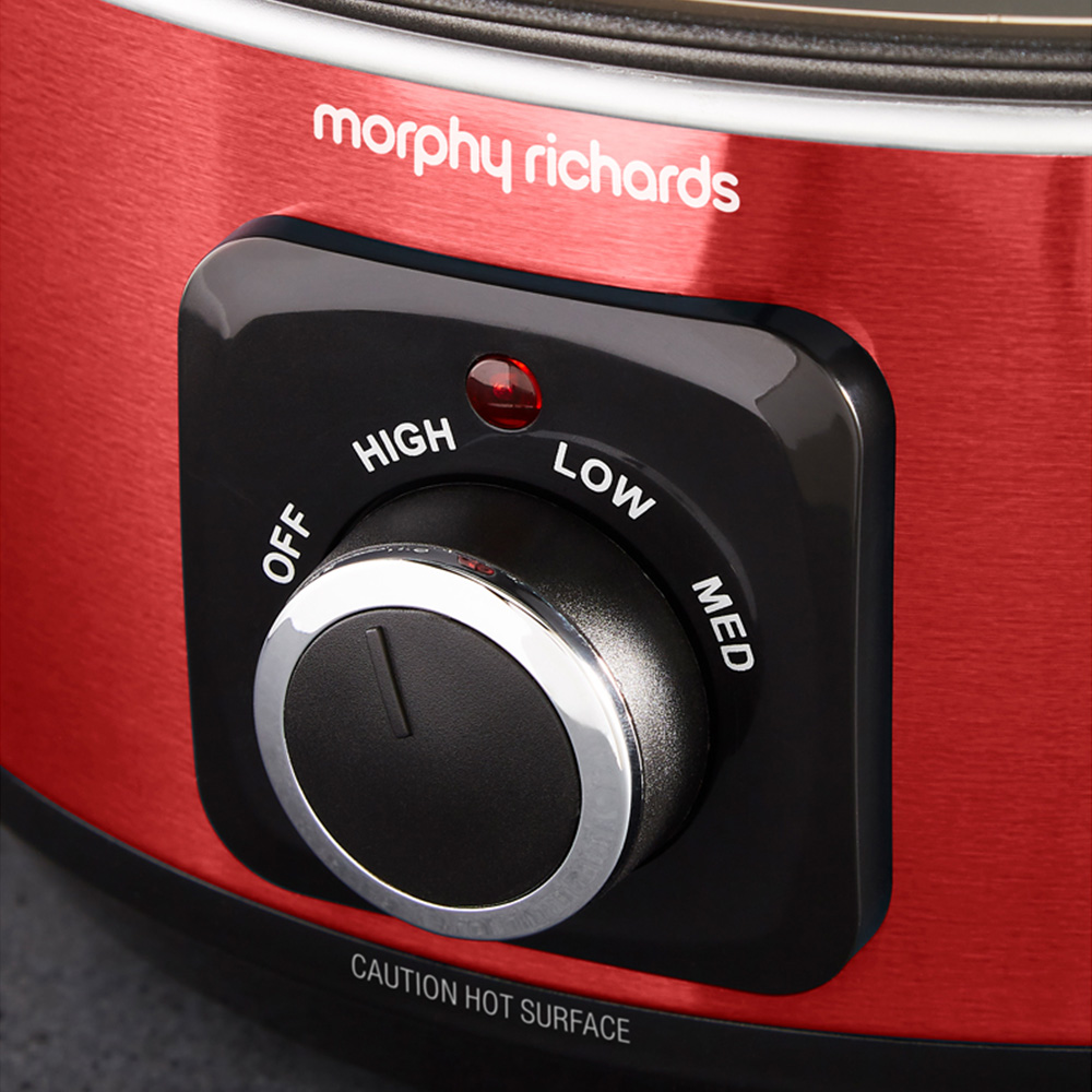 Morphy Richards Accents 460026 Red Sear and Stew 3.5L Slow Cooker 163W Image 6