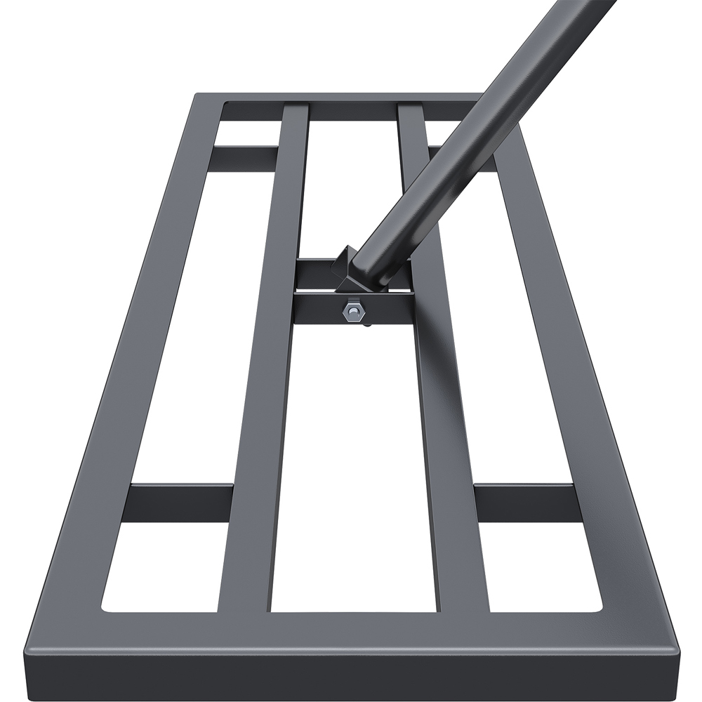 Living and Home Garden Lawn Levelling Rake with Long Handle 76 x 25 x 213cm Image 3