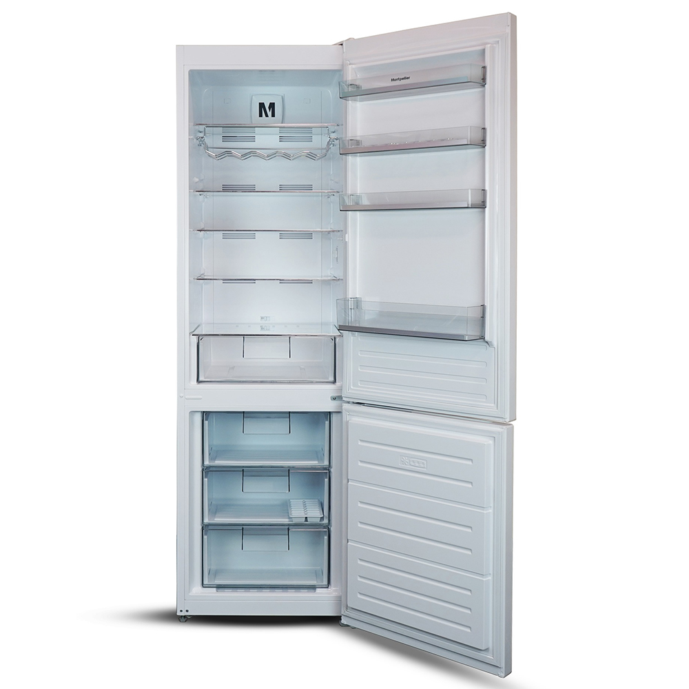 Montpelier MDANF201W White No Frost 327L Fridge Freezer Image 2