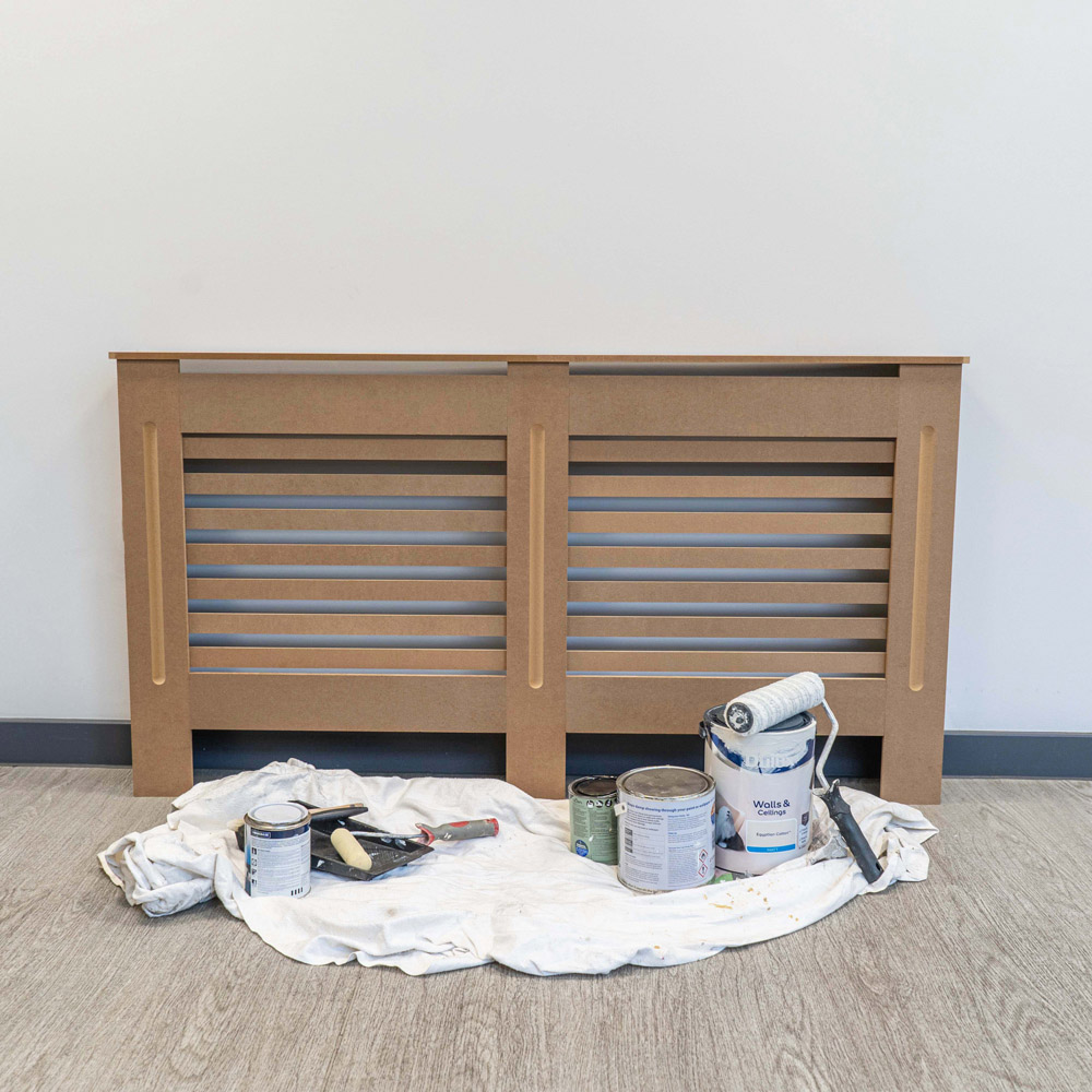 Jack Stonehouse Unpainted Horizontal Line Radiator Cover Large Image 2