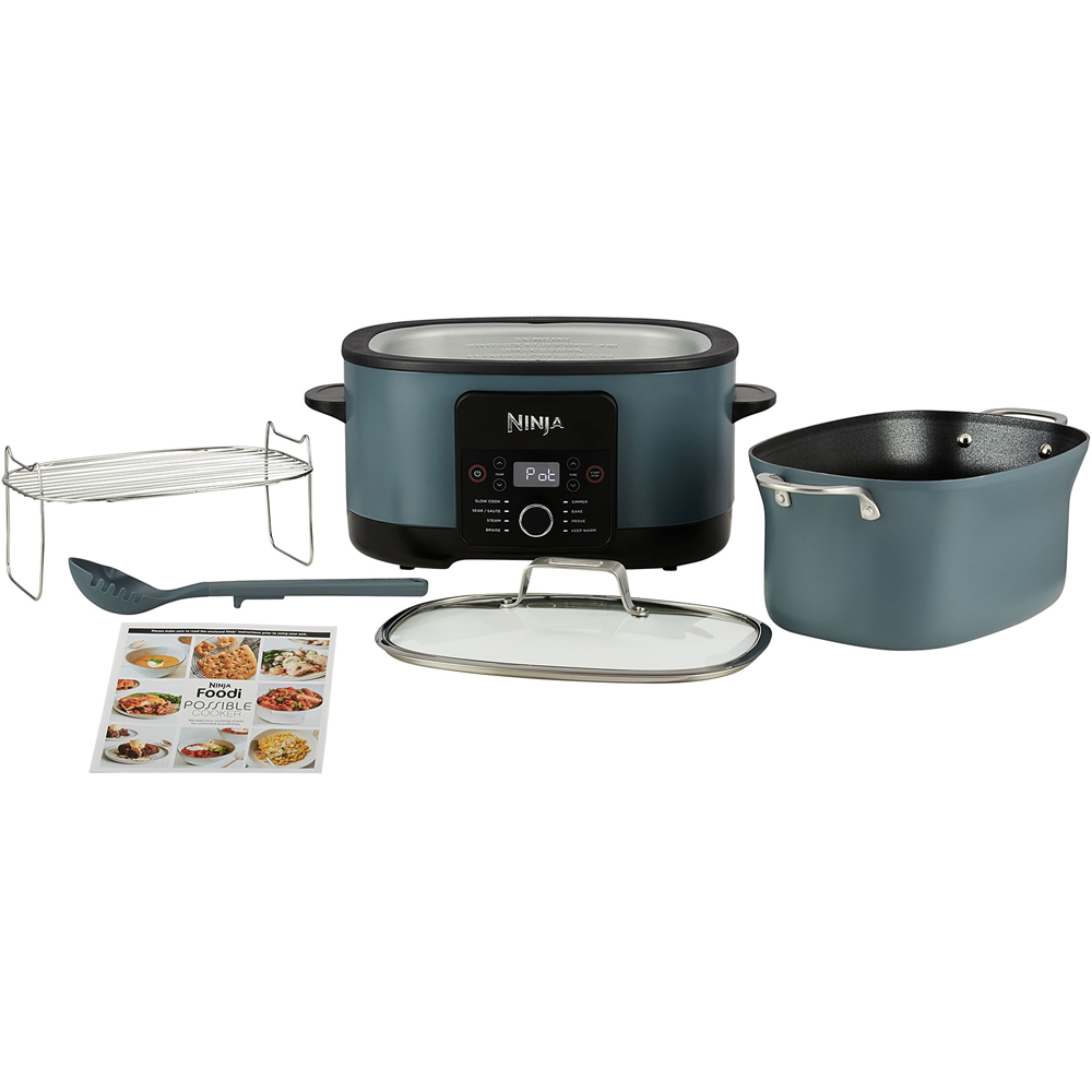 Ninja Foodi MC1001UK 8 in 1 Sea Salt Grey Possible Cooker 8L Slow Cooker Image 2