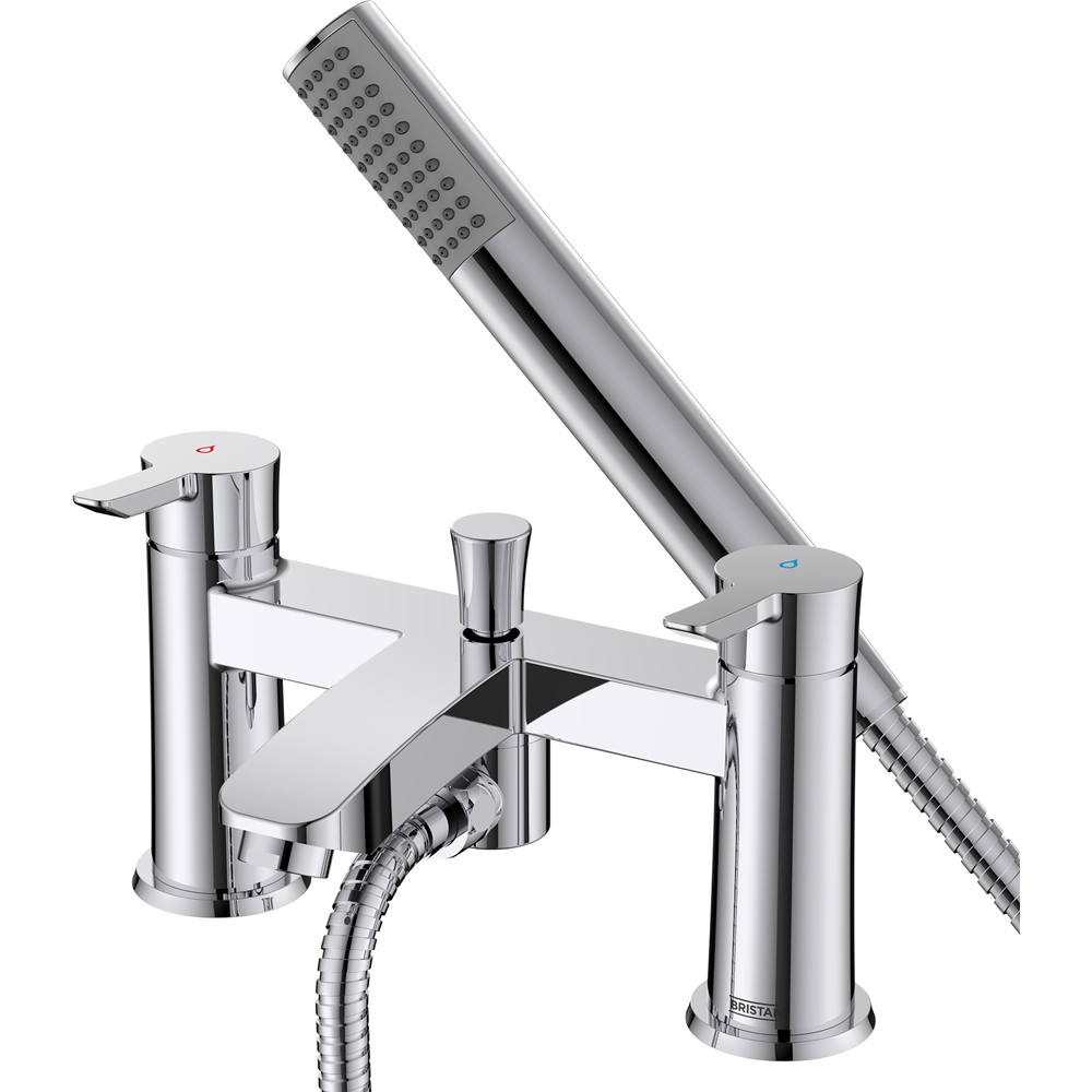 Bristan Apelo Chrome Bath Shower Mixer Tap with Handset Image 3