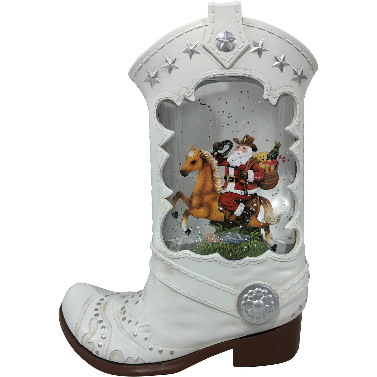 Cowboy Boot Glitter SpinnerMulticolour Image 3