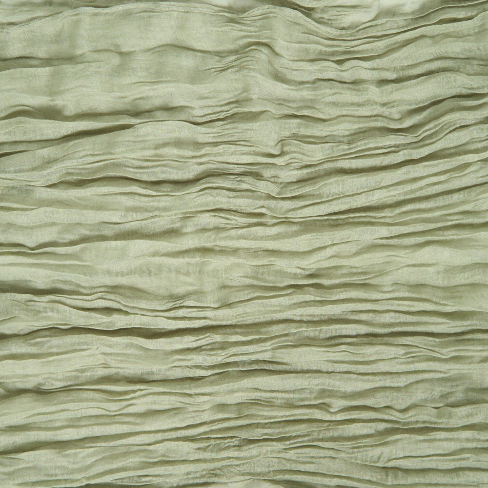 Crinkle Table Runner Green Image 2