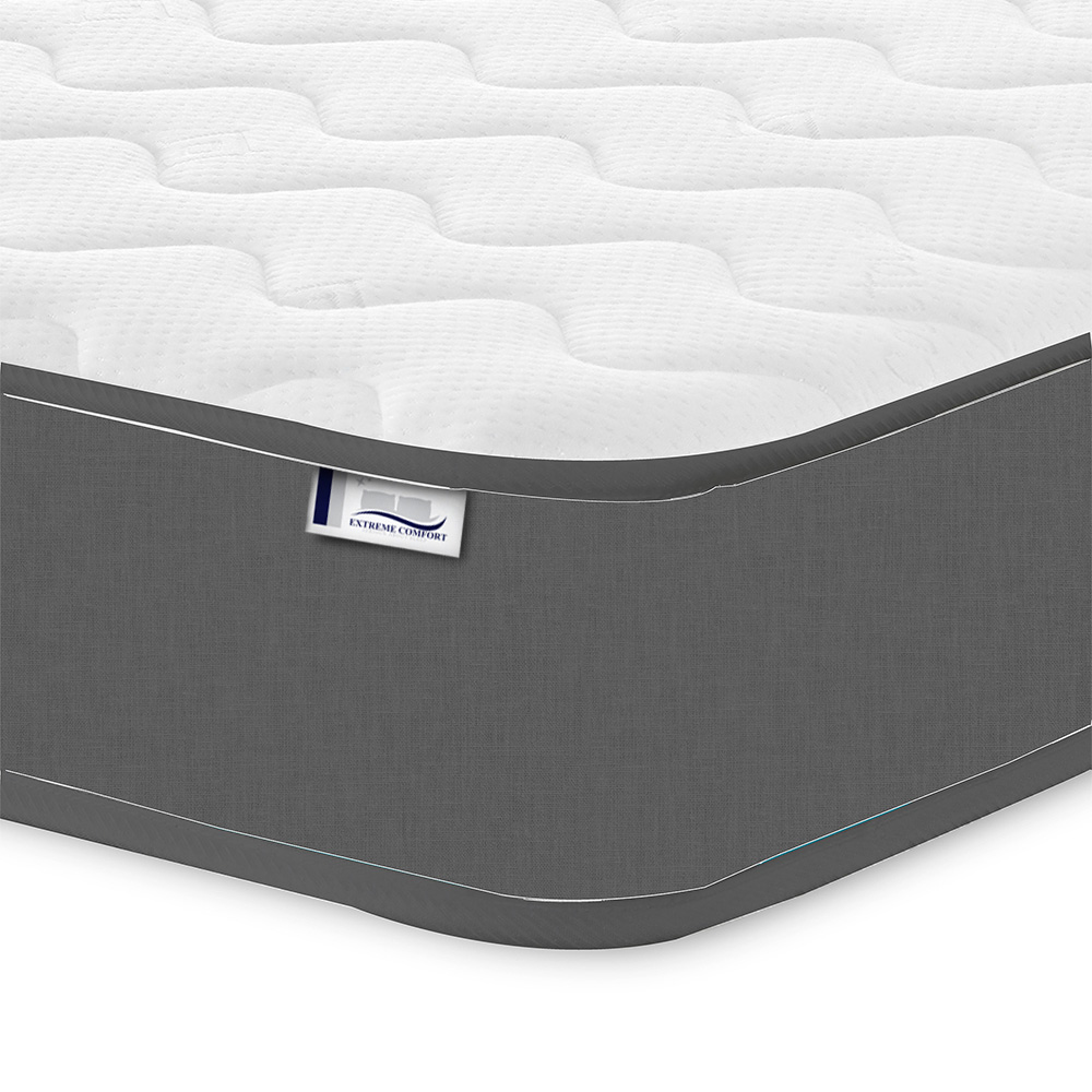 Extreme Comfort Cooltouch Colours European Single Grey Memory Foam and Spring Mattress Image 3