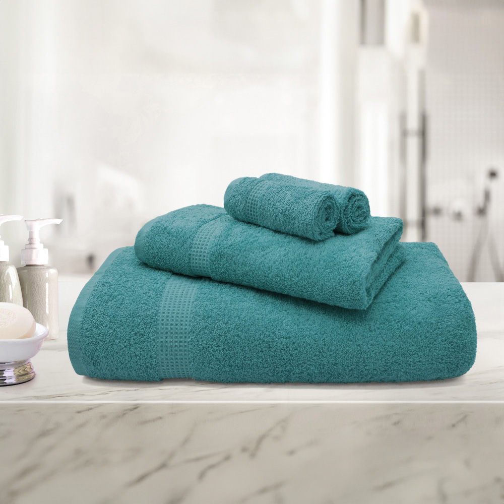 Mayfair Egyptian Cotton Ocean Bath Sheet Set of 2 Image 2