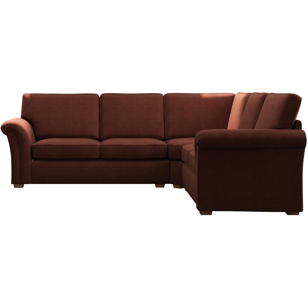 Castleacre 4 Seater Venice Brick Fixed Back Corner Sofa Image 3
