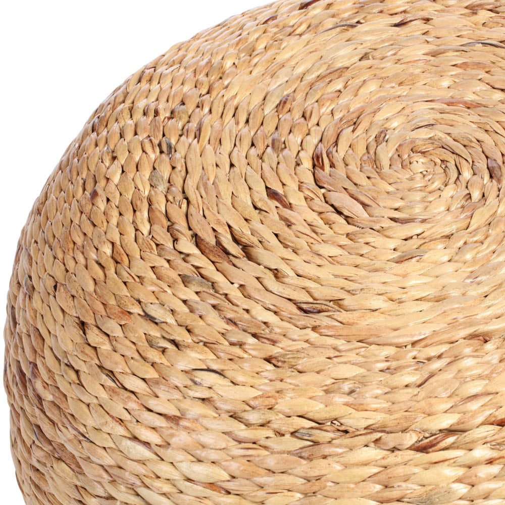 Desser Furniture Danish Round Rattan Footstool Image 3