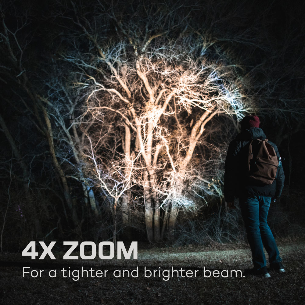 Nebo Davinci 2000 2000 Lumens Rechargeable LED Torch with 4x Zoom and Magnetic Base Image 7