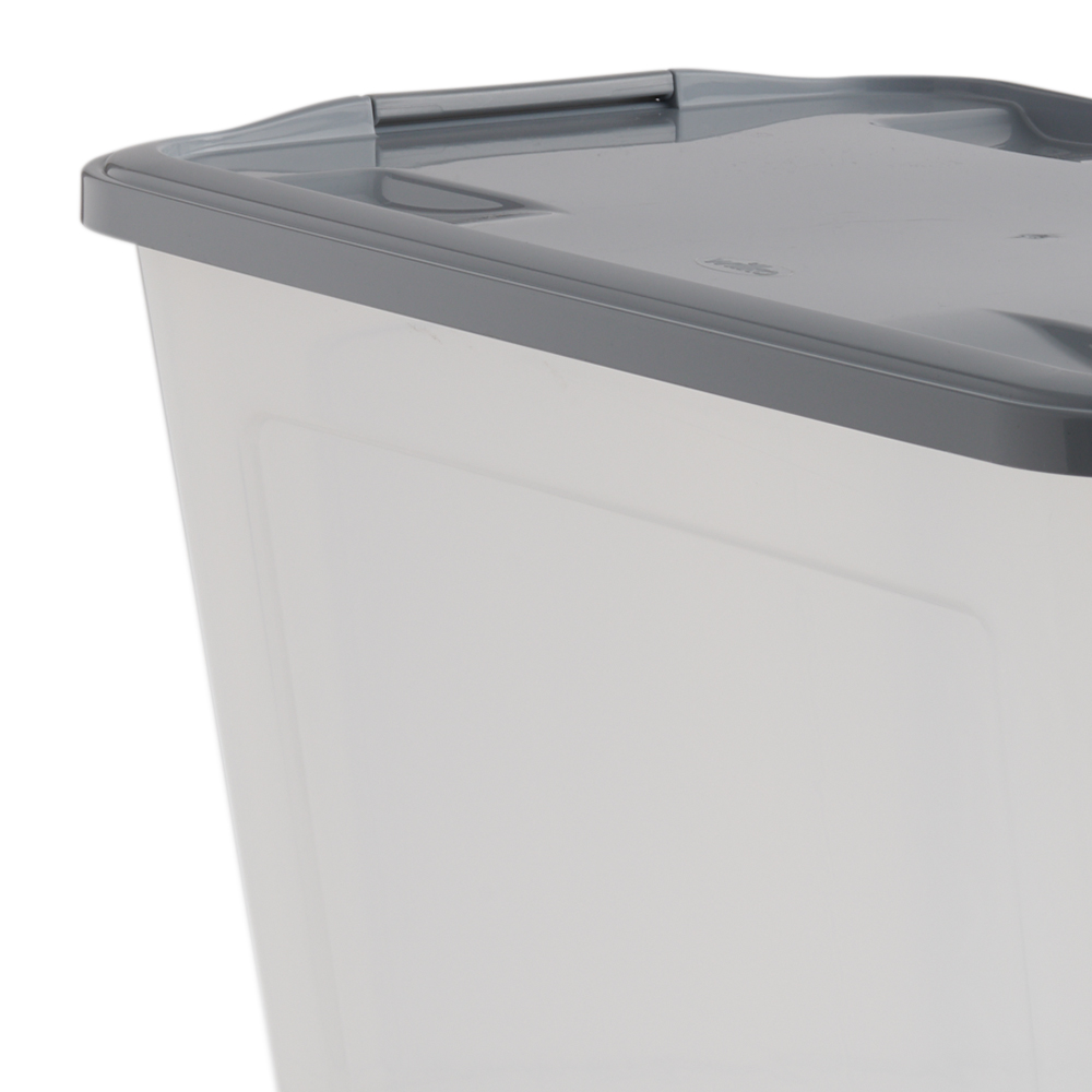 wilko 75L Modular Storage Box with Lid Image 4