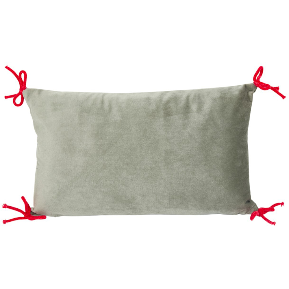 Festive Folklore Cushion - Green Image 2