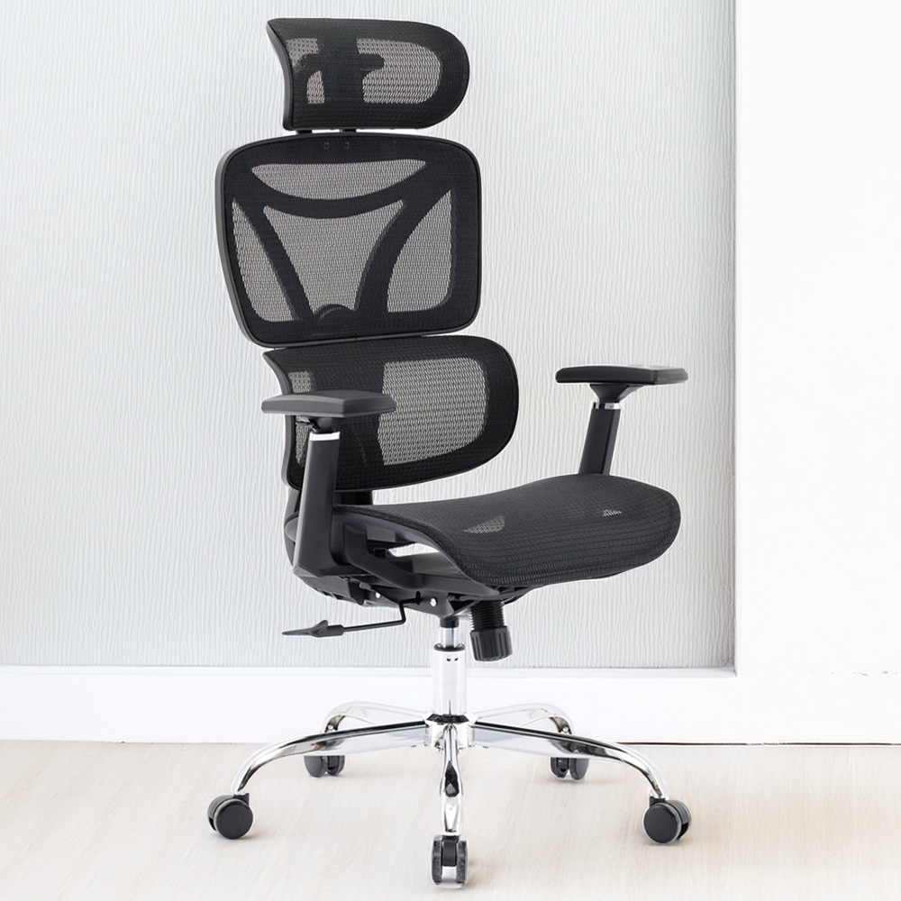 Shankar Elite Black Mesh Office Chair Image 1