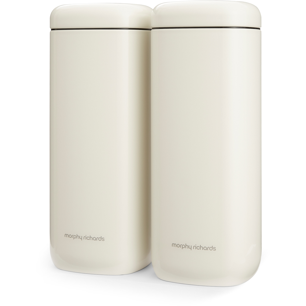 Morphy Richards Equip 2.6L Cream Large Storage Canister 2 Pack Image 4
