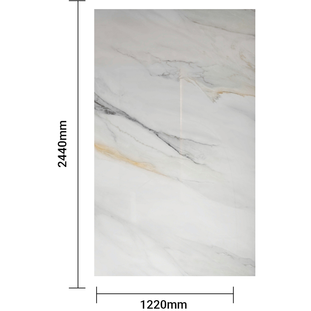 Britwall Off White Marble SPC Wall Panel 1220 x 2440 x 4mm Image 4