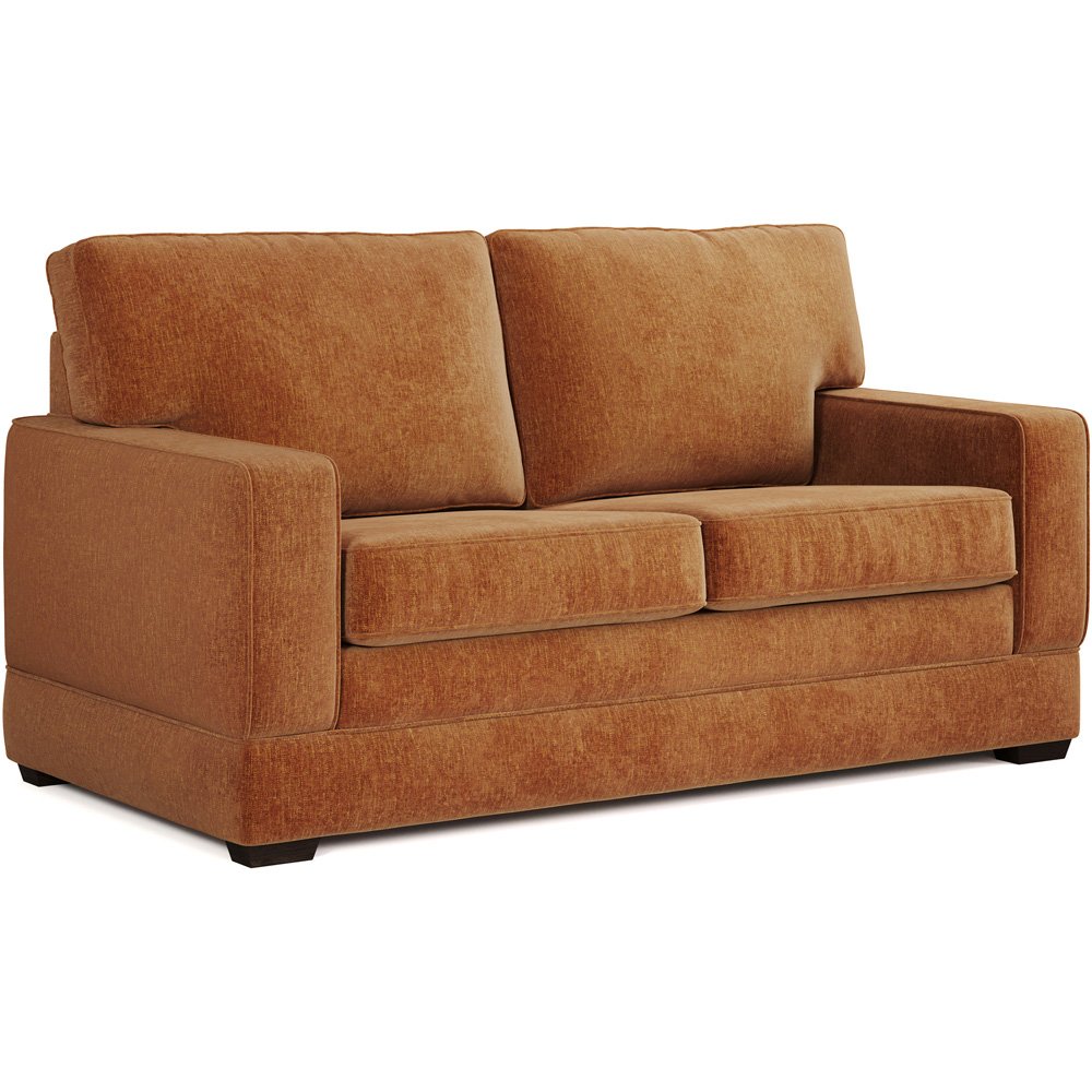 Jay-Be Urban 2 Seater Cosy Chenille Spice Sofa Bed with e-Pocket Mattress Image 2