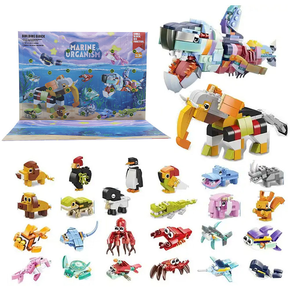 Living and Home Kids Christmas Party Gift Blind Box Toy Set 24 Piece Image 2