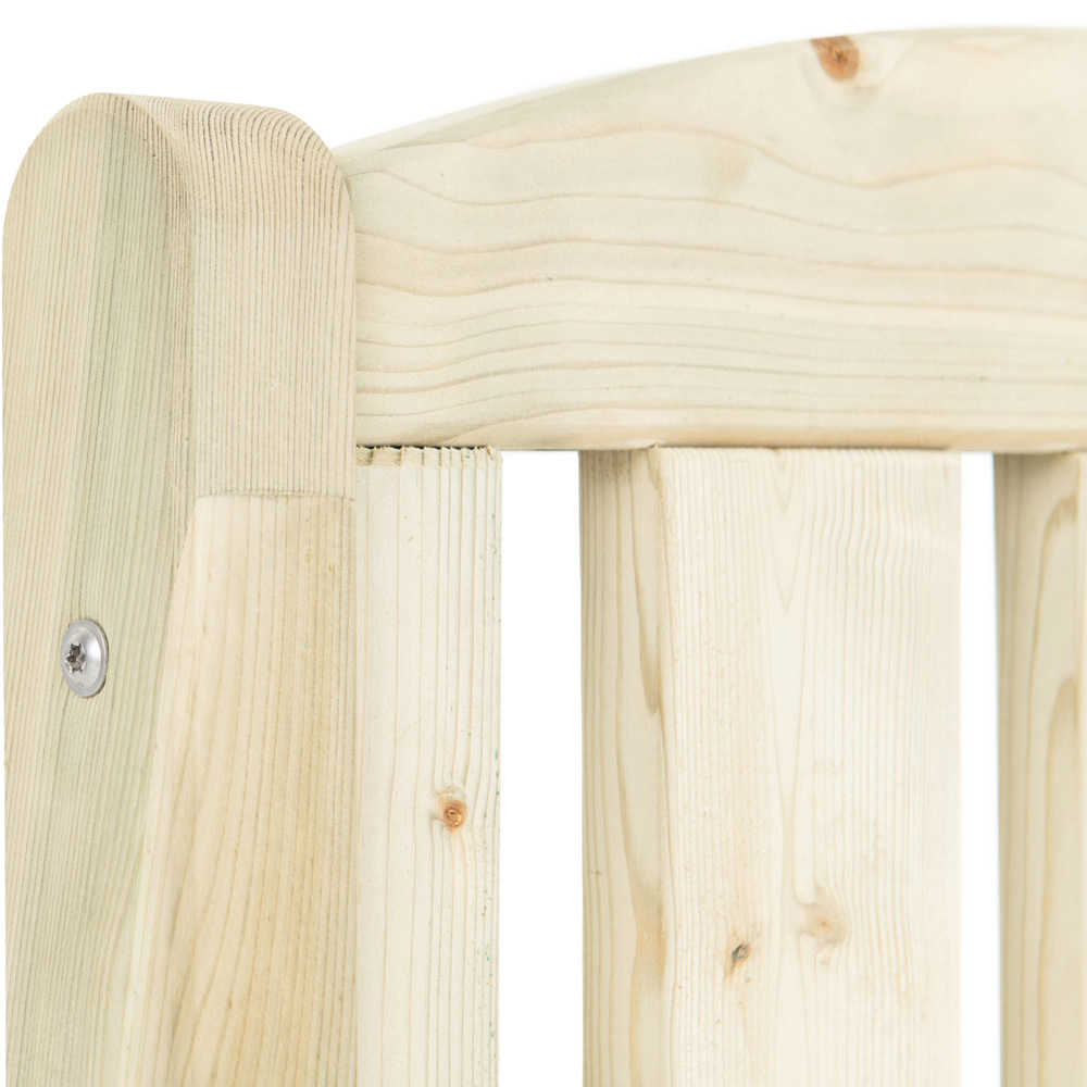 AMATA Ungurs Green Wooden Garden Chair Image 4