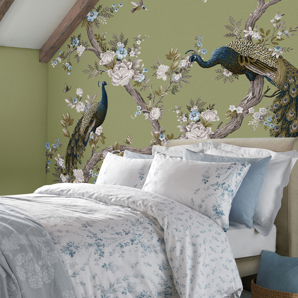 Laura Ashley Belvedere Hedgerow Mural Wallpaper Image 3