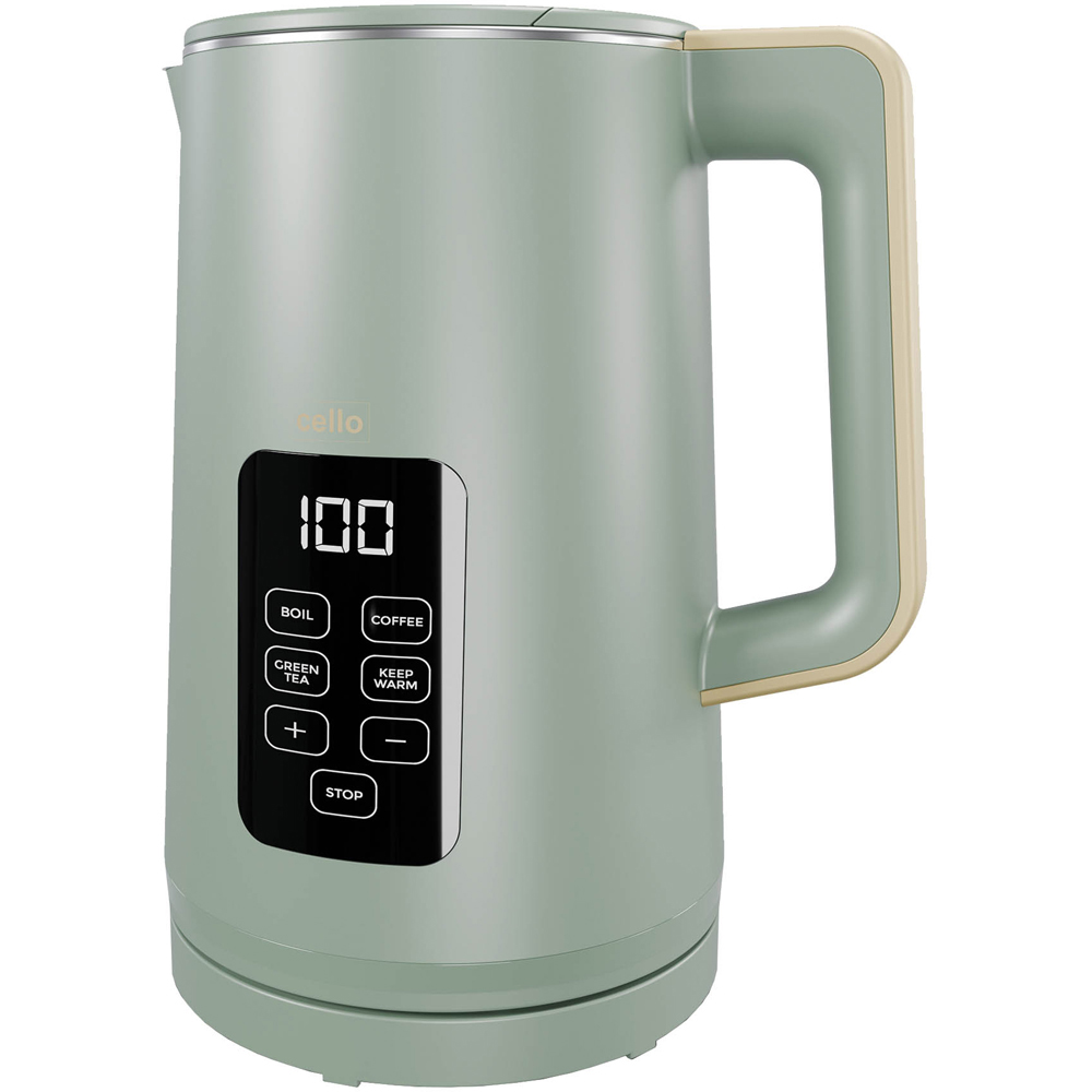 Cello CELLO-KE185-GR Green Digital Kettle with Touch Panel Image 3