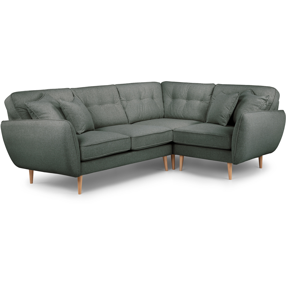 Opry Faro 4 Seater Button Back Slate Corner Sofa Image 2