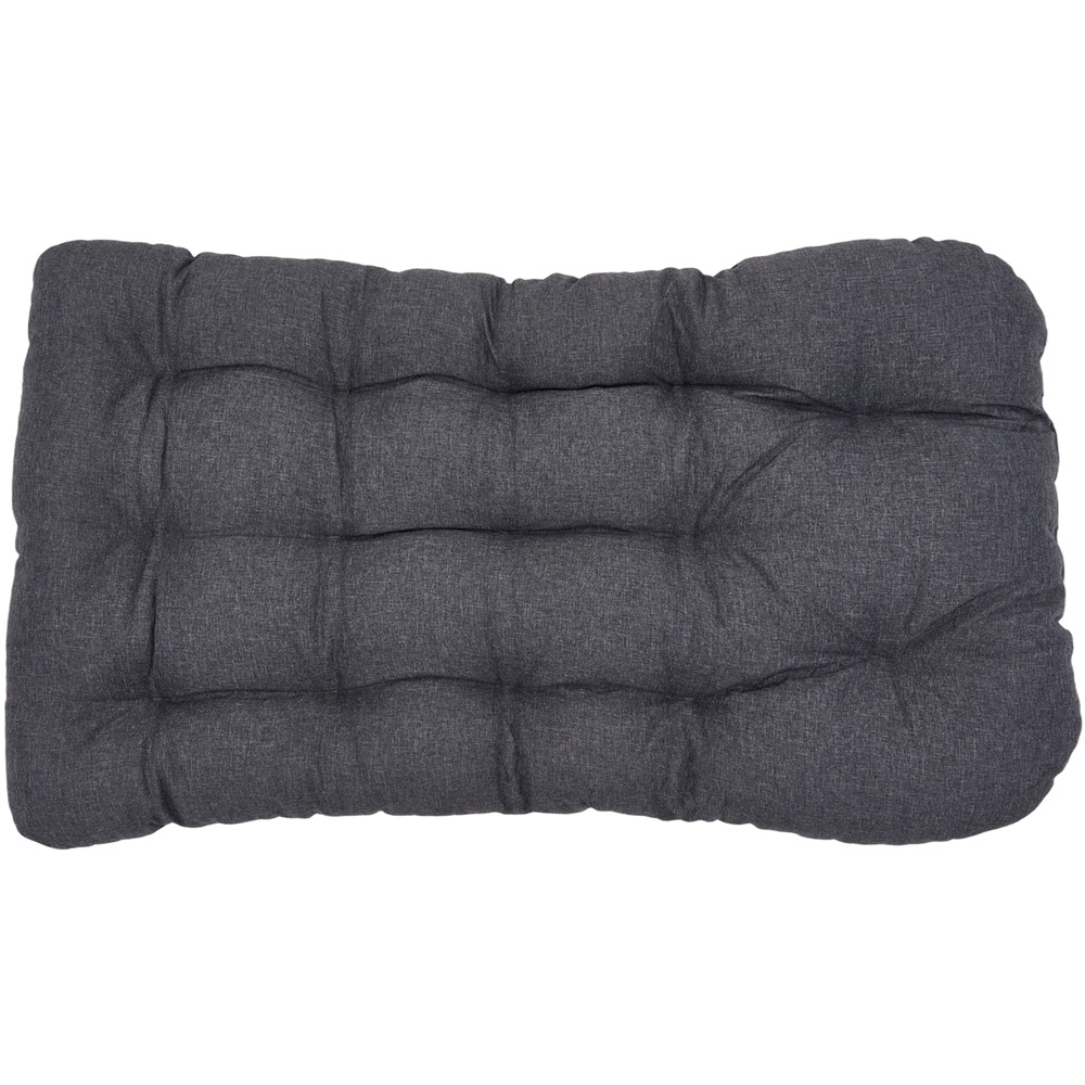 Living and Home Black Foldable Padded Swing Egg Chair Image 4