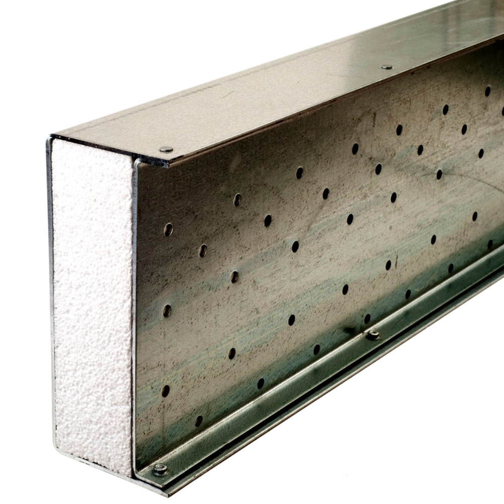 UKLintels 100mm Galvanised Steel Standard Internal Box Lintel 5100mm Image 2