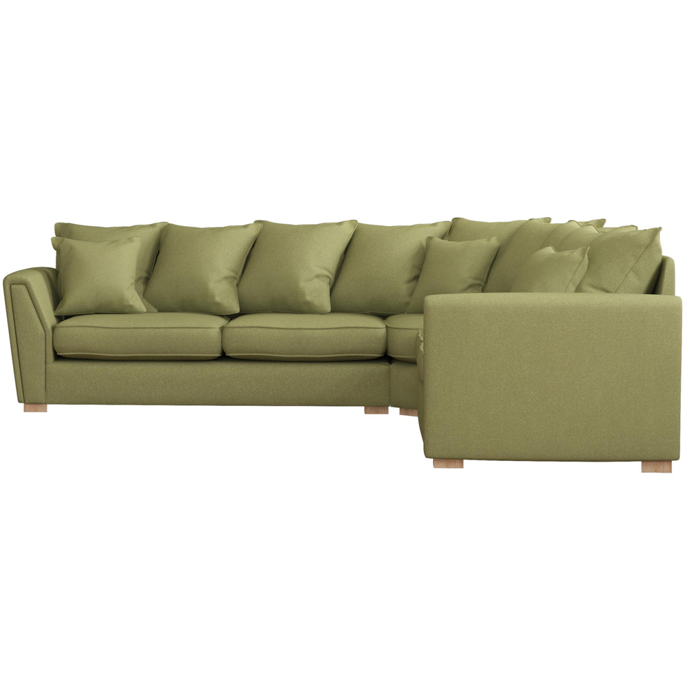 Wendleberry 4 Seater Venice Olive Scatter Back Corner Sofa Image 3