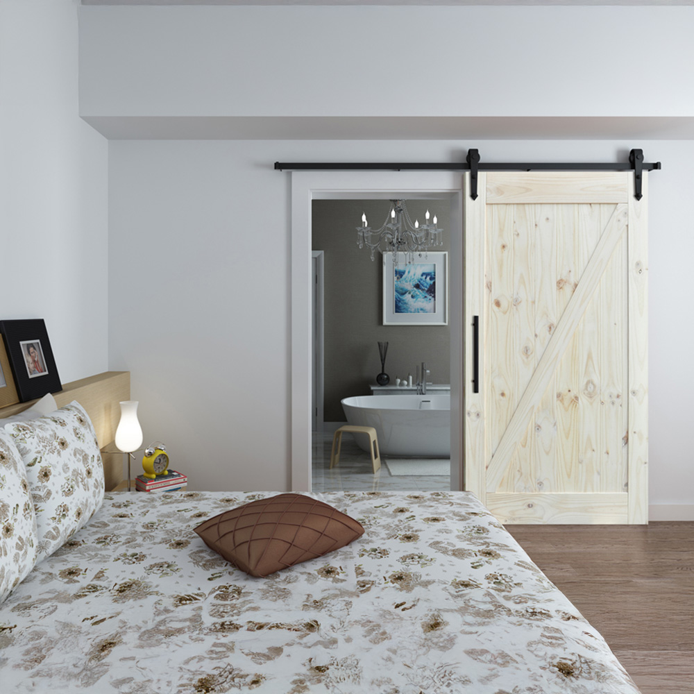 Coburn Flat Track 100 Black Arrow Head Hanger One Door System 1000mm Image 3