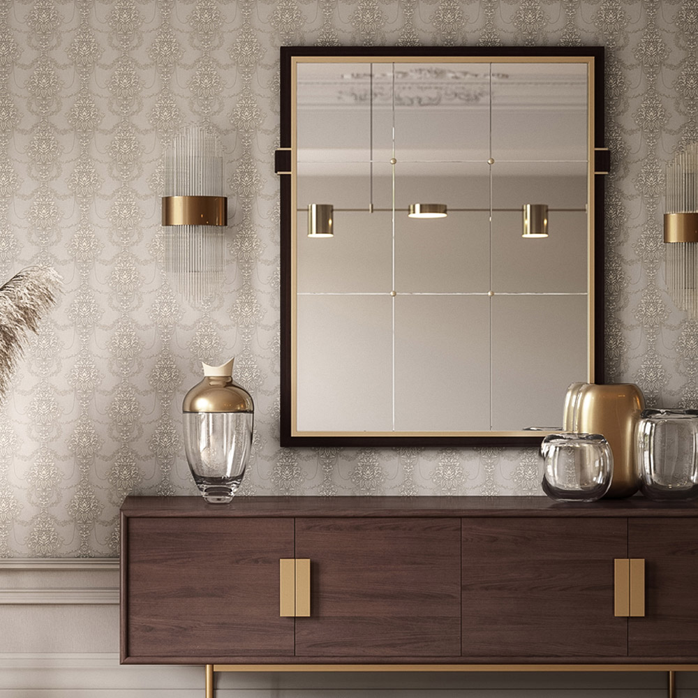 Erismann Timeless Damask Textured Vinyl Wallpaper Image 3