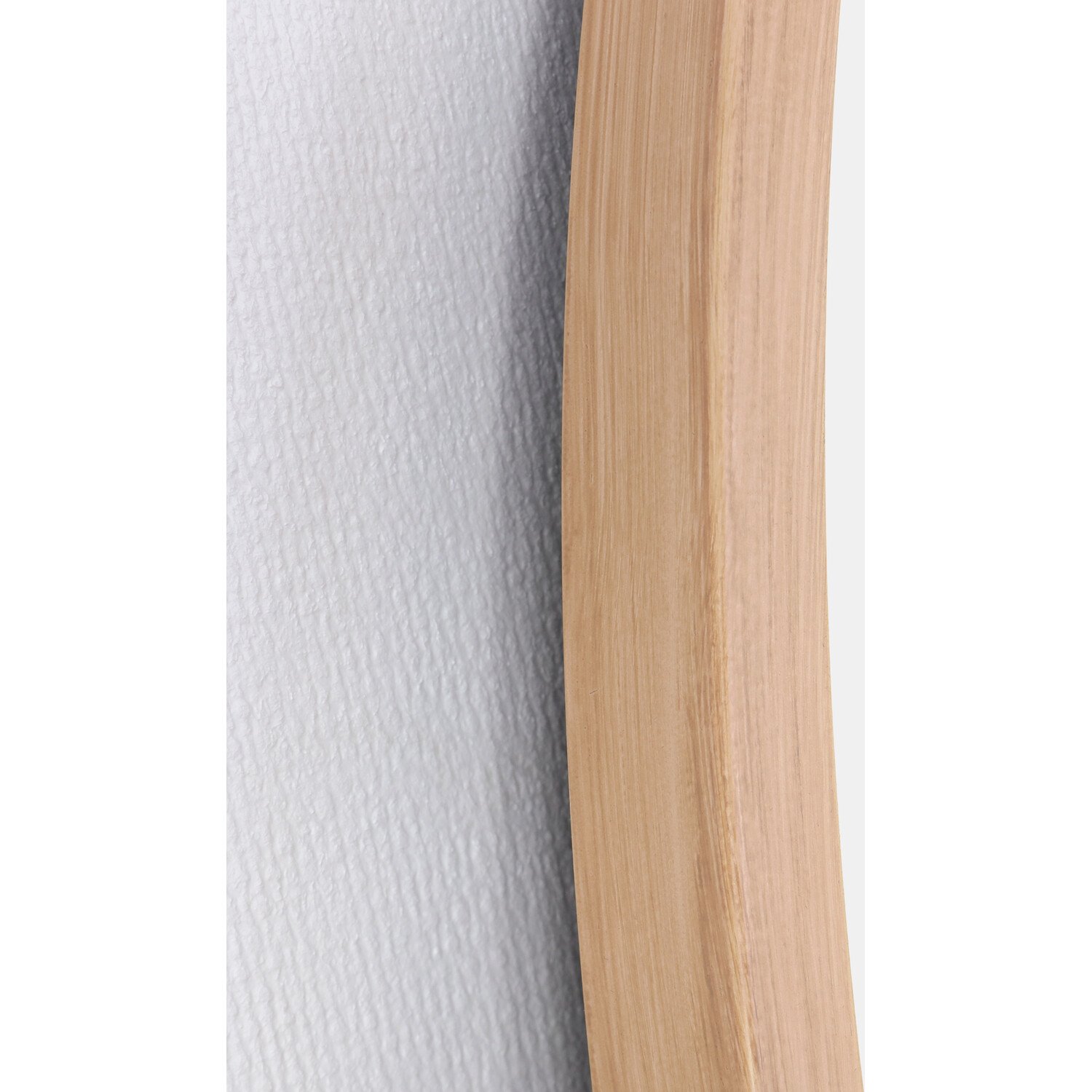 Wide Metal Arch Mirror  Oak Image 6