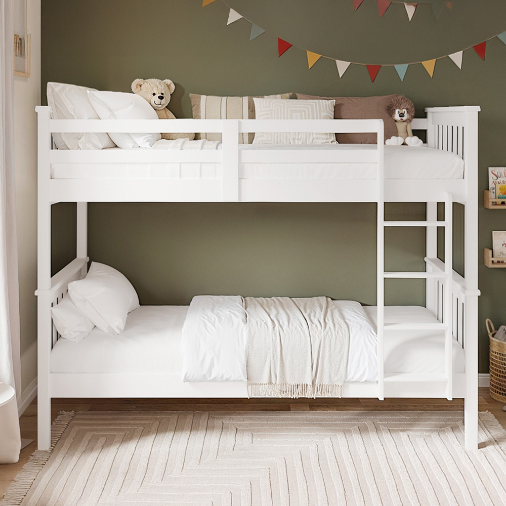 Flair Cypress White Detachable Bunk Bed Image 8