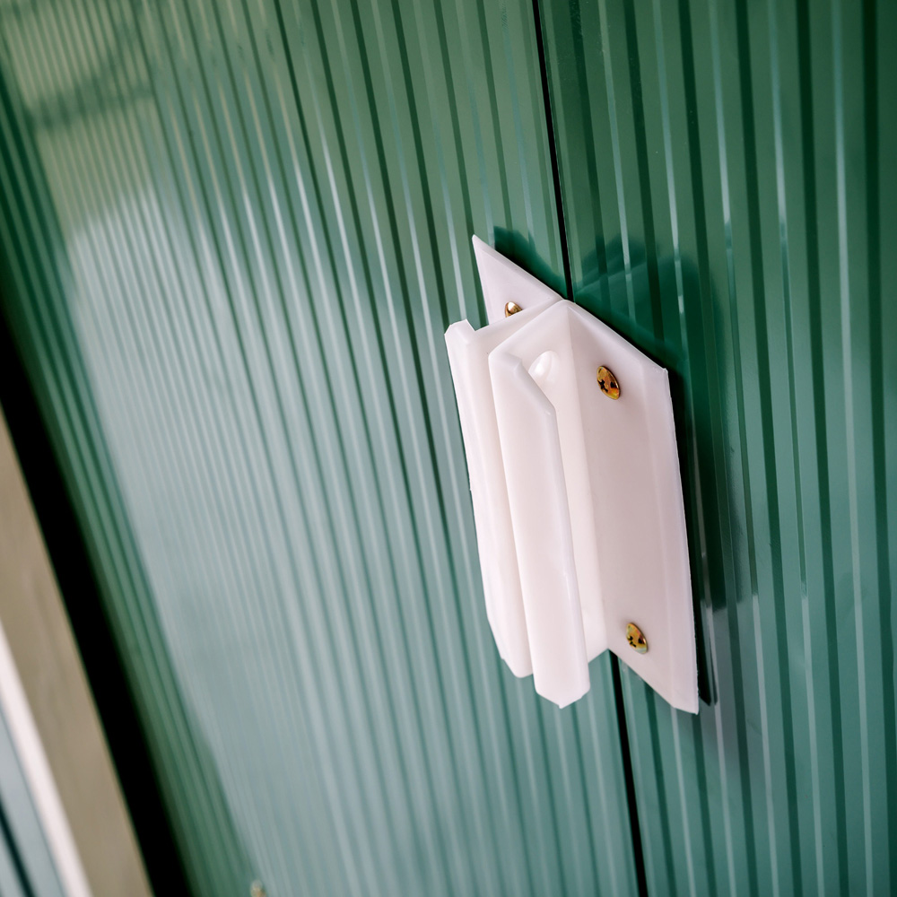 tectake Green and White Gable Roof Shed Image 6