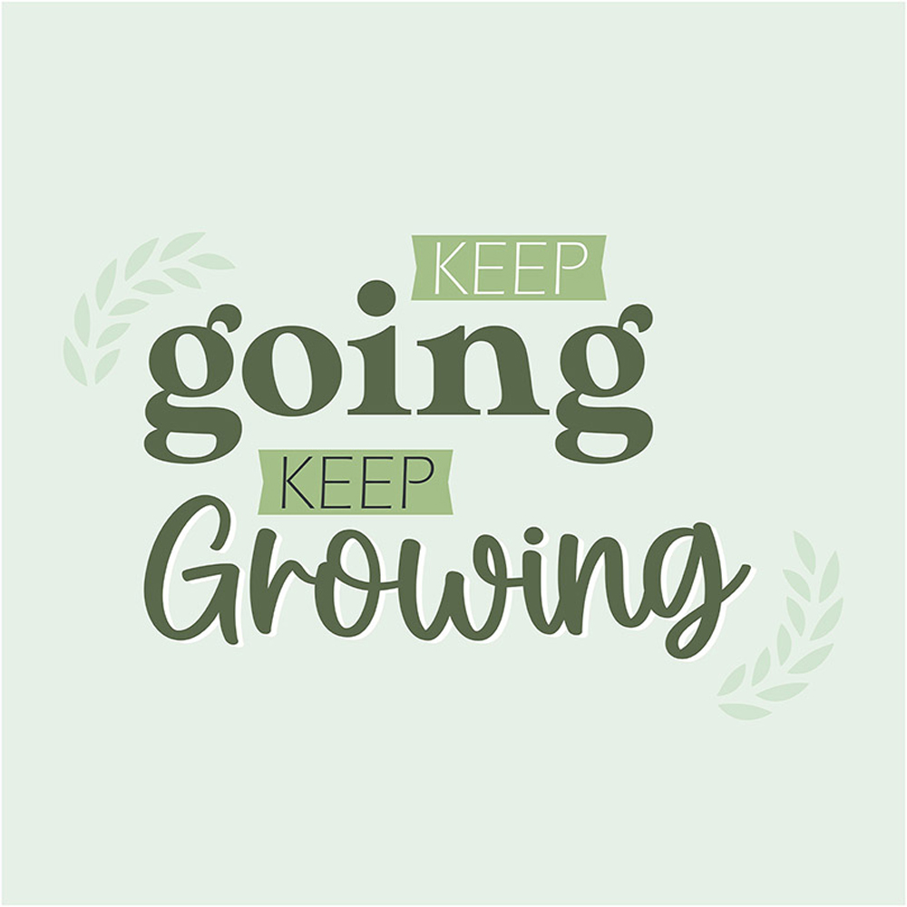 Mirrorstone Nexus Keep Goin Keep Growing Quote Wi-Fi Infrared Heating Panel 350W 595 x 595mm Image 4