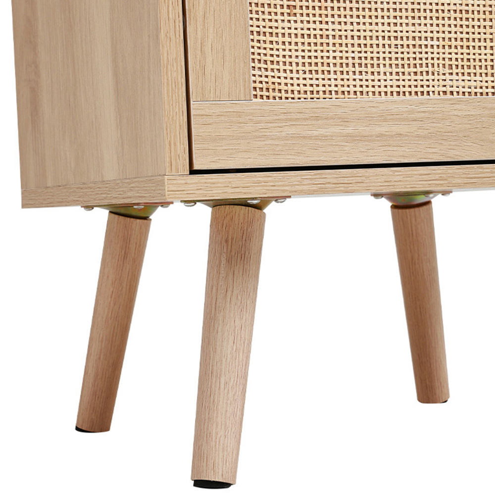 Living and Home 2 Pack 2 Drawer Rattan Side Cabinet Image 6