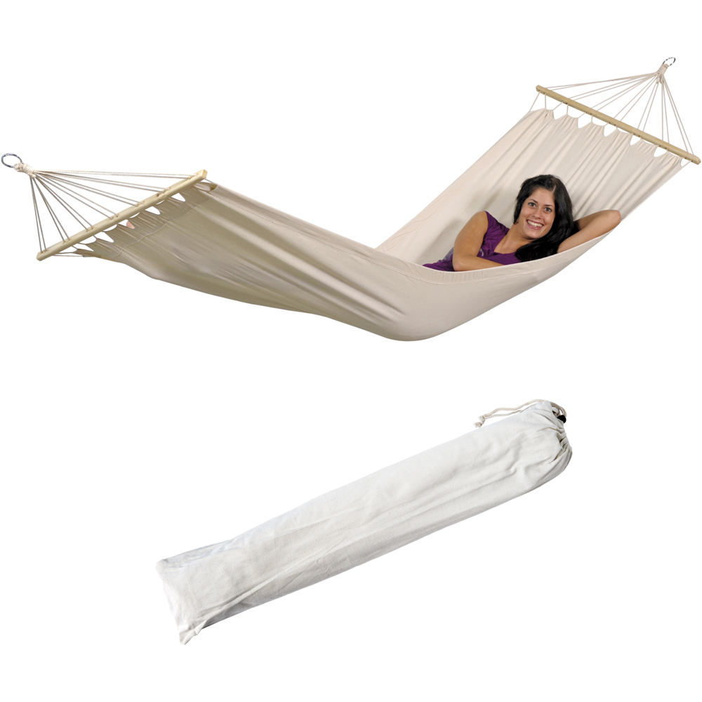 Amazonas Tobago Natura Single Premium Traditional Cotton Garden Hammock Only Image 2