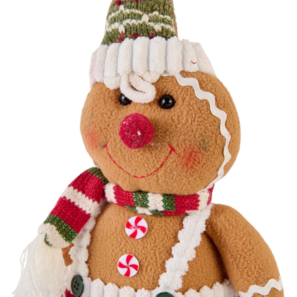 Single Candy Cane Lane Sitting Gingerbread Ornament in Assorted styles Image 3