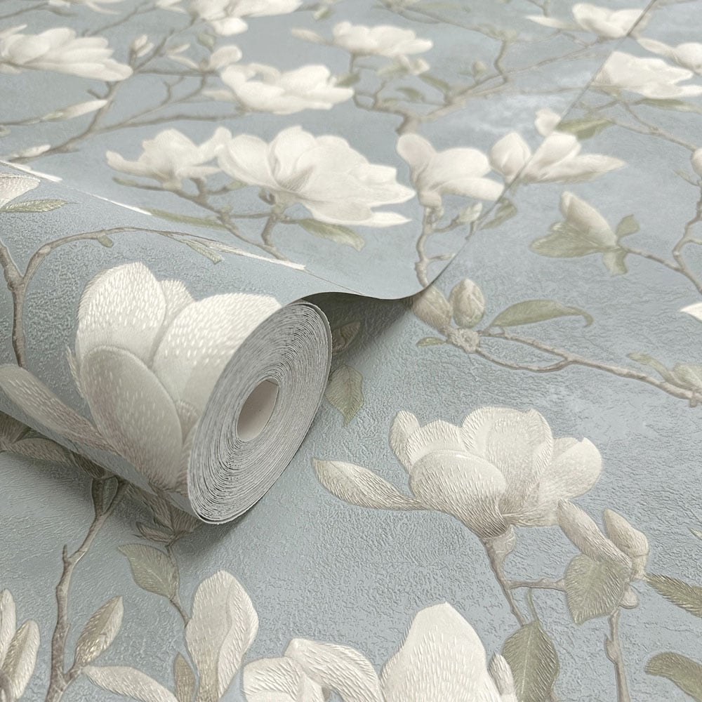Holden Decor Petalina Blue Wallpaper Image 2
