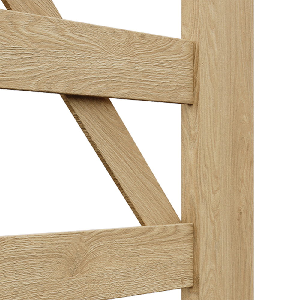 Living and Home Wooden Garden Gate 2.9 x 2.9ft Image 3