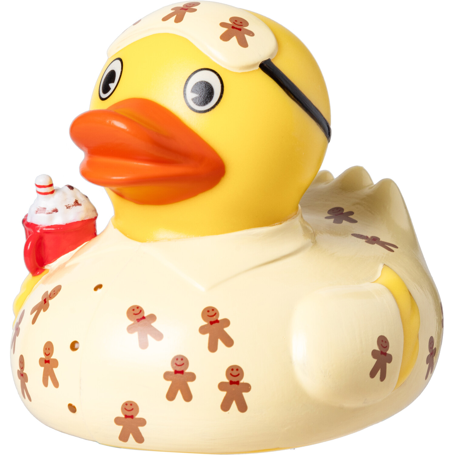 Gingerbread Pyjamas Rubber Duck - Multicolour Image 2