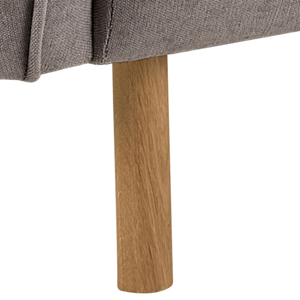 Florence Westham 6 Seater Dusty Brown Fabric Sofa Set Image 5