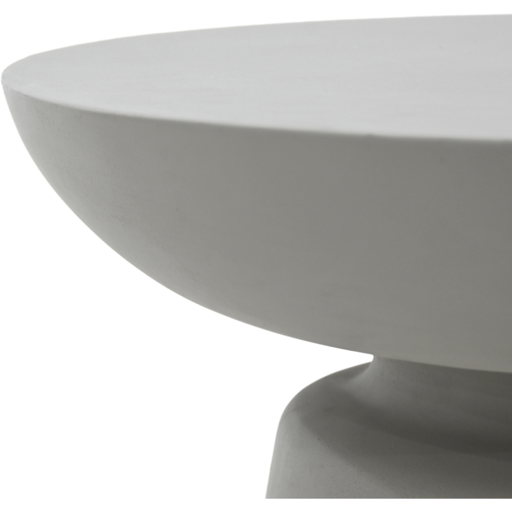 Elementi Kylix Space Grey GRC Side Table Image 3