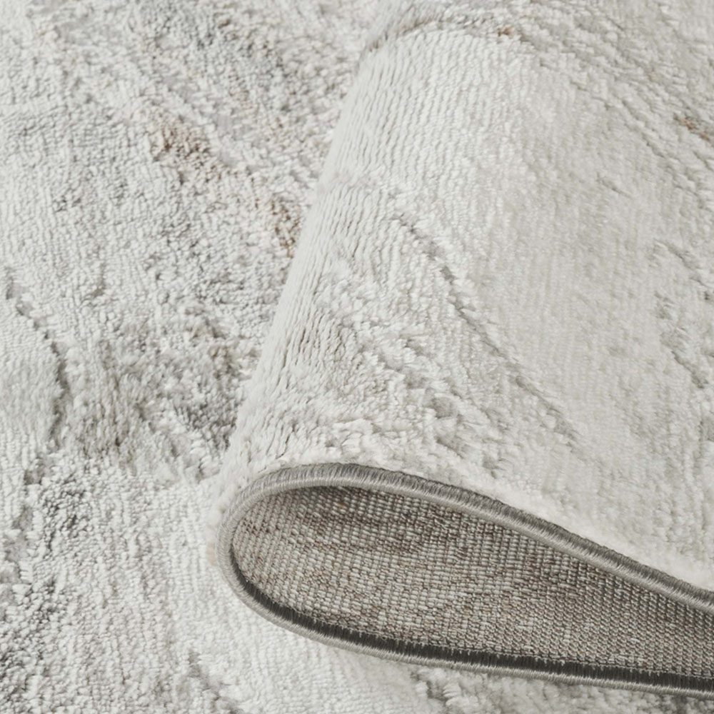 Desire Rugs Novu Stream Beige Modern Abstract Metallic Sheen Rug 120 x 170cm Image 4