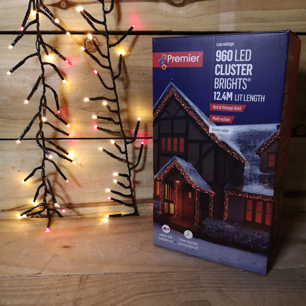 Premier 960 Red and Gold Multifunction Cluster Light 12.4m Image 7