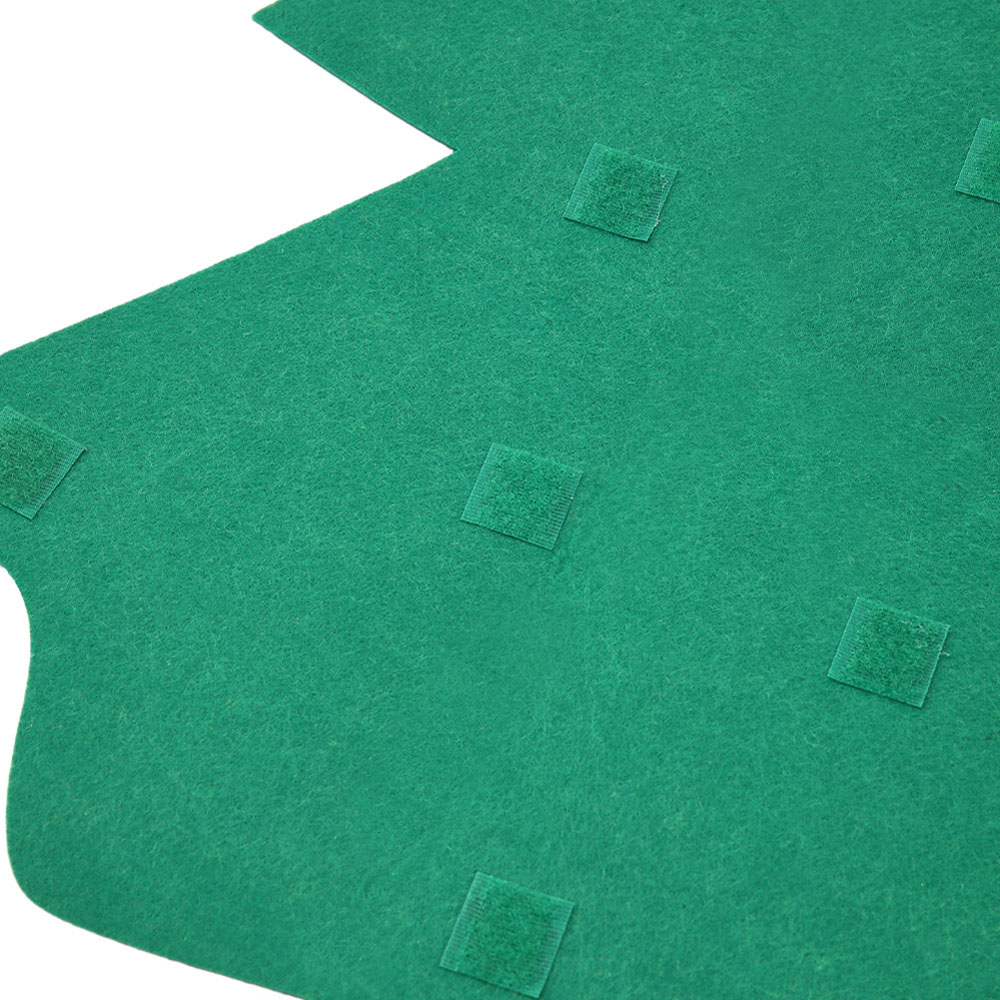 Living and Home DIY Felt Hanging Christmas Tree with Detachable Ornaments Image 8