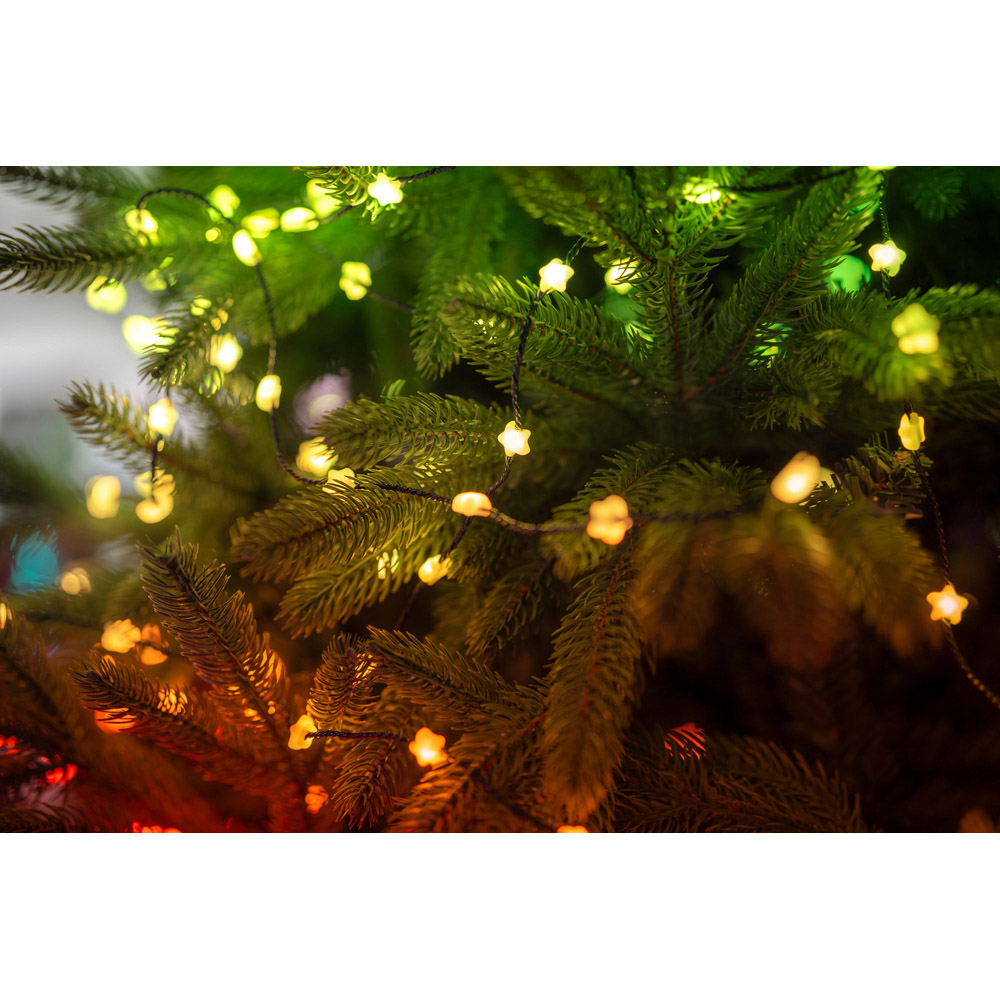 Twinkly 100 RGB Star Shaped LED Smart Transparent Cable USB String Light 6m Image 7