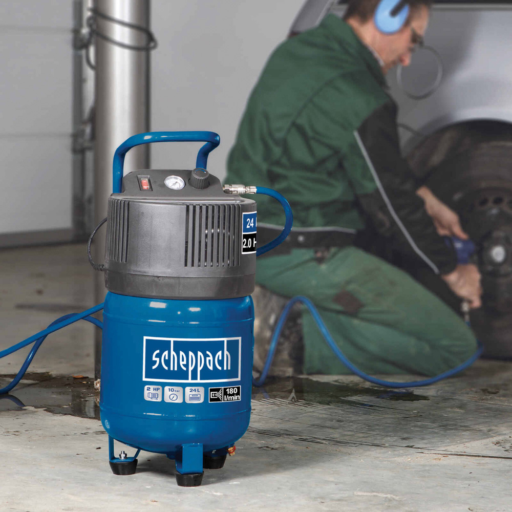 Scheppach HC24V 24L Air Compressor 1500W Image 2